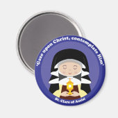 Aimant Clare d'Assise (Recto/Verso)