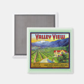 Aimant CLAREMONT VALLEY (Recto/Verso)