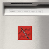 Aimant Clarinet en rouge (In Situ (Lave-vaisselle))