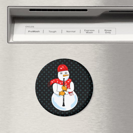 Aimant Clarinet Snowman (In Situ (Lave-vaisselle))