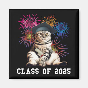 Aimant Classe d'Amoureux des chats 2025