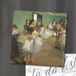 Aimant Classe Danse | Edgar Degas<br><div class="desc">The Dance Class (1874) de l'artiste français Edgar Degas. Une peinture d'art originale est une huile sur toile représentant un cours de danse dans une salle de répétition de l'ancien Opéra de Paris. Utilisez les outils de conception pour ajouter du texte personnalisé ou personnaliser l'image.</div>