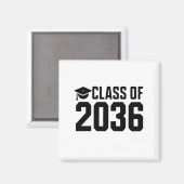 Aimant Classe de 2036 Grow With Me Retour à l'école (Recto/Verso)