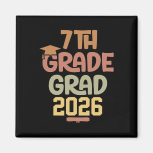 Aimant Classe de 7e année 2026 Diplômé Gras Confortable C
