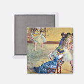 Aimant Classe de ballet, salle de danse par Edgar Degas (Recto/Verso)