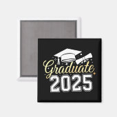 Aimant Classe De Diplôme De 2025 (Recto/Verso)