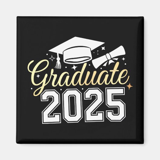 Aimant Classe De Diplôme De 2025 (Devant)