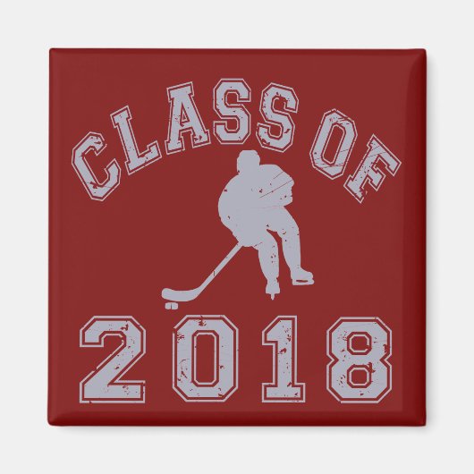 Aimant Classe De Hockey 2018 - Grey 2 (Devant)