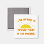 Aimant Classe de l'odeur de science le matin (Recto/Verso)