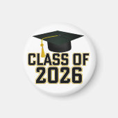Aimant Classe Letterman de 2026 Graduation (Devant)