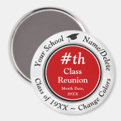 Aimant Classe pas cher Cadeaux de réunion, N'IMPORTE QUEL (Recto/Verso)