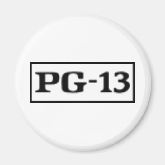 Aimant Classé PG-13, Système de notation (Devant)