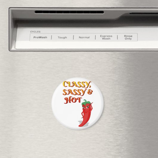 Aimant Classé Sassy Et Hot Pepper Diva (In Situ (Lave-vaisselle))
