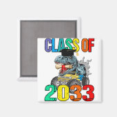 Aimant Classe T-Rex cool De 2033 Augmenter Avec Moi Gradu (Recto/Verso)