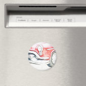 Aimant Classic Car rouge (In Situ (Lave-vaisselle))