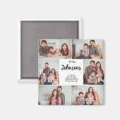 Aimant Classic Custom 6 Famille Photo Collage Garde (Recto/Verso)