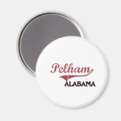 Aimant Classic de la ville de Pelham Alabama (Recto/Verso)
