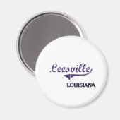 Aimant Classic de Leesville en Louisiane (Recto/Verso)