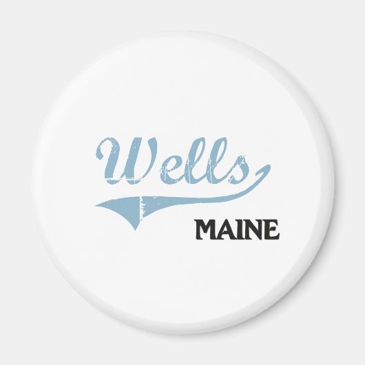 Aimant Classic de Wells Maine City (Devant)