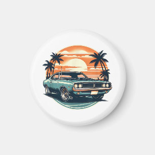 Aimant Classic Muscle Car Retro Style Vintage