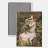 Aimant Classic Shakespeare Ophelia Pond Lily Fine Art (Recto/Verso)