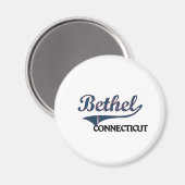 Aimant Classique Bethel Connecticut City (Recto/Verso)