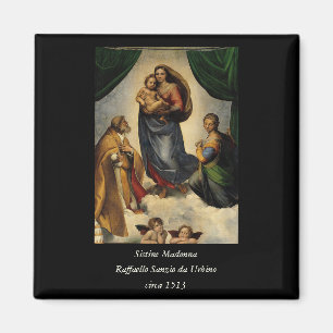 Aimant Classique de Raphael "Vierge Sixtine" (vers 1513)