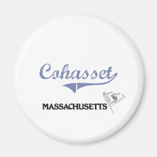 Aimant Classique de ville de Cohasset le Massachusetts