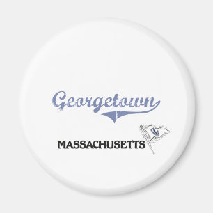 Aimant Classique de ville de Georgetown le Massachusetts