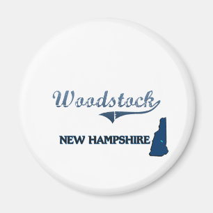 Aimant Classique de ville de Woodstock New Hampshire