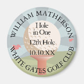 Aimant Classique du trou en un personnalisé (Devant)