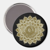Aimant Classique Mandala Inde Style 4 (Recto/Verso)
