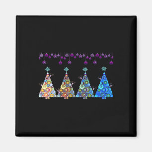 Aimant Classique Peekaboo Reindeer