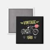 Aimant Classique Vintage Né 1966 60e Design (Recto/Verso)