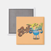 Aimant Classy Grillin' (Recto/Verso)