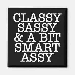 Aimant Classy Sassy & Un peu Smart Assy