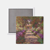 Aimant Claude Monet | A Pathway à Monet's Garden (Recto/Verso)