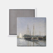 Aimant Claude Monet | Bateaux de plaisance, Argenteuil, c (Recto/Verso)