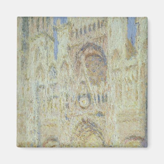 Aimant Claude Monet | Cathédrale de Rouen au coucher du s (Devant)