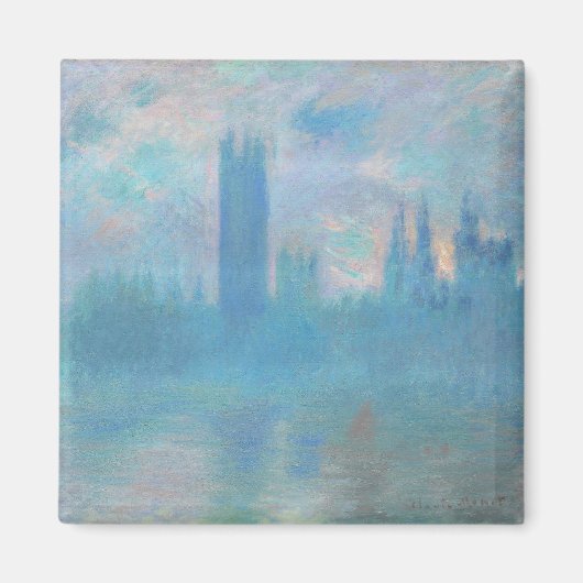 Aimant Claude Monet. Chambres du Parlement de Londres. Bl (Devant)