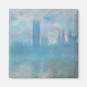 Aimant Claude Monet. Chambres du Parlement de Londres.Ble