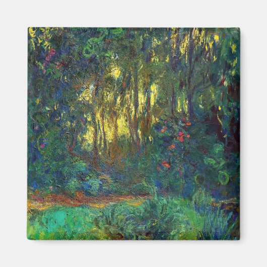 Aimant Claude Monet - Coin d'un étang avec des Nénuphars (Devant)