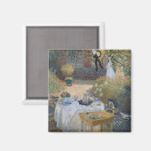 Aimant Claude Monet | Déjeuner : Le jardin de Monet Argen (Recto/Verso)