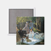 Aimant Claude Monet - Déjeuner sur l'herbe, panneau droit (Recto/Verso)
