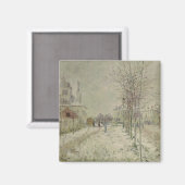 Aimant Claude Monet | Effet neige (Recto/Verso)