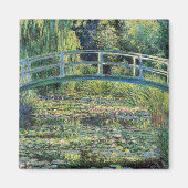 Aimant Claude Monet - Etang Lily et Pont Japonais (Devant)