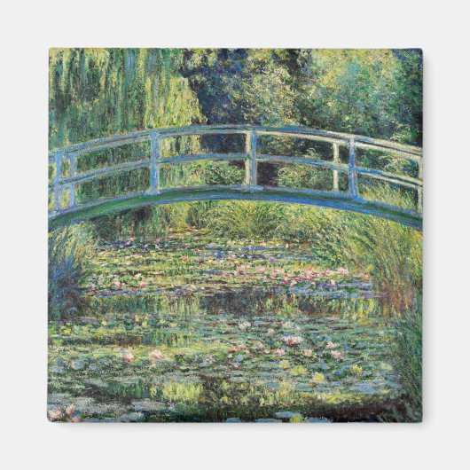 Aimant Claude Monet - Etang Lily et Pont Japonais (Devant)