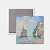 Aimant Claude Monet - Falaises à Etretat (Recto/Verso)