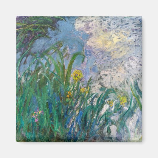 Aimant Claude Monet - Iris (Iris) (Devant)