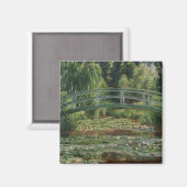 Aimant Claude Monet Japon Footbridge & Water Lily Pool (Recto/Verso)